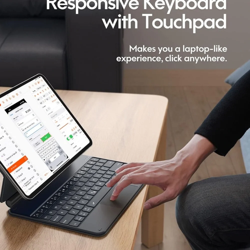 CHESONA Magnetic Floating Keyboard Case iPad Pro 11 Multi-Touch Wireless